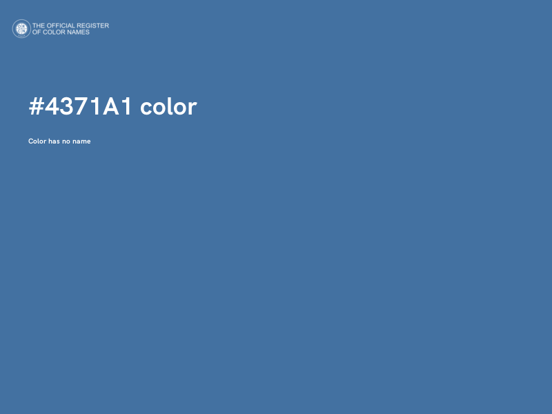 #4371A1 color image