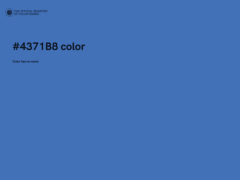 #4371B8 color image