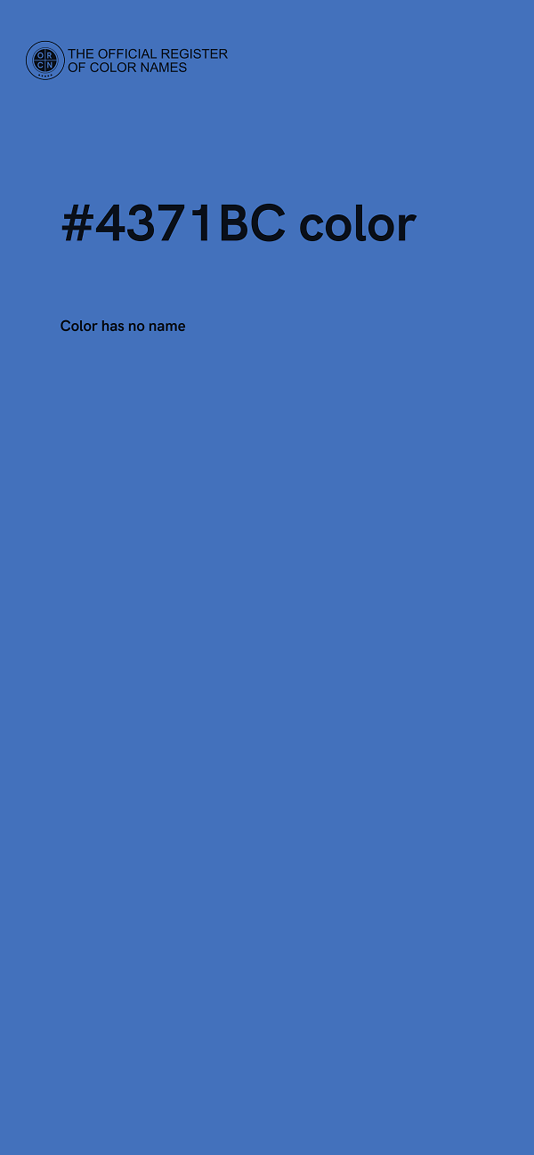 #4371BC color image