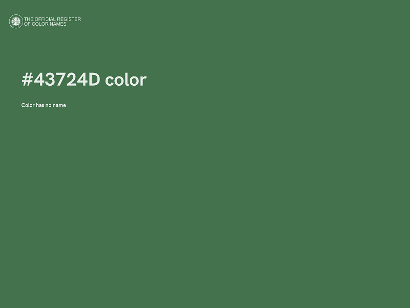 #43724D color image