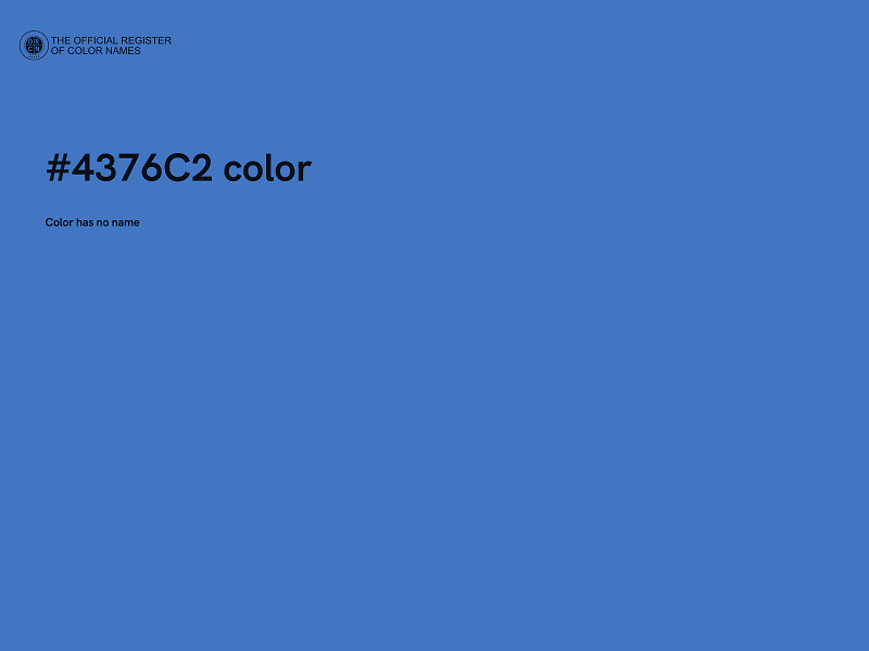 #4376C2 color image