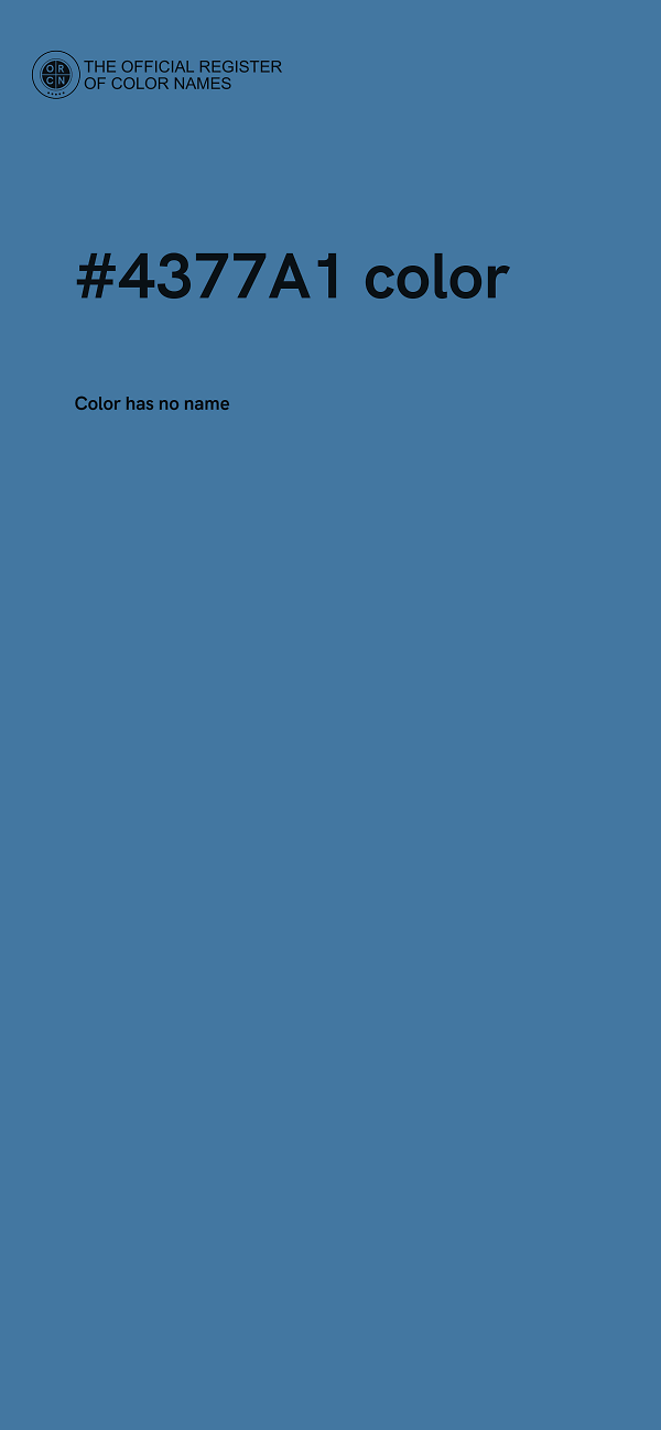 #4377A1 color image