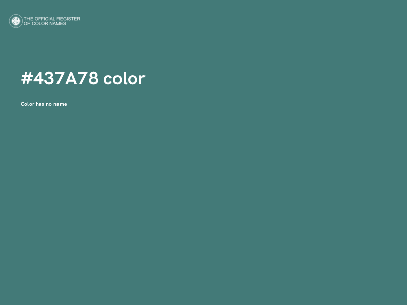 #437A78 color image