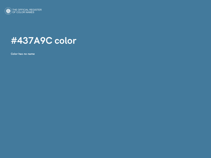 #437A9C color image