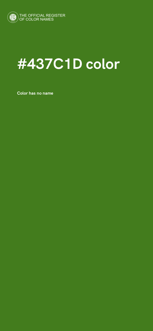 #437C1D color image