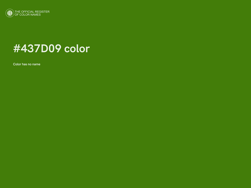 #437D09 color image