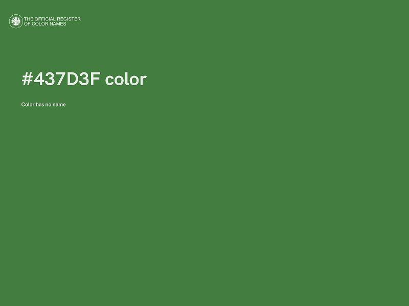 #437D3F color image