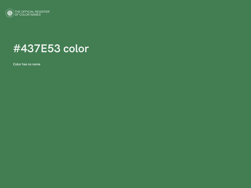 #437E53 color image