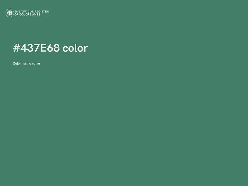 #437E68 color image