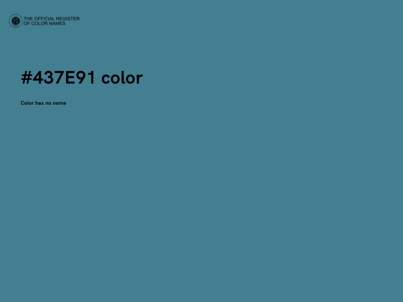 #437E91 color image