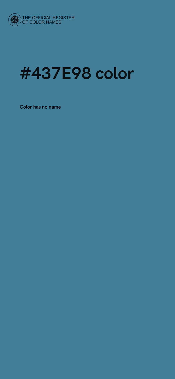 #437E98 color image