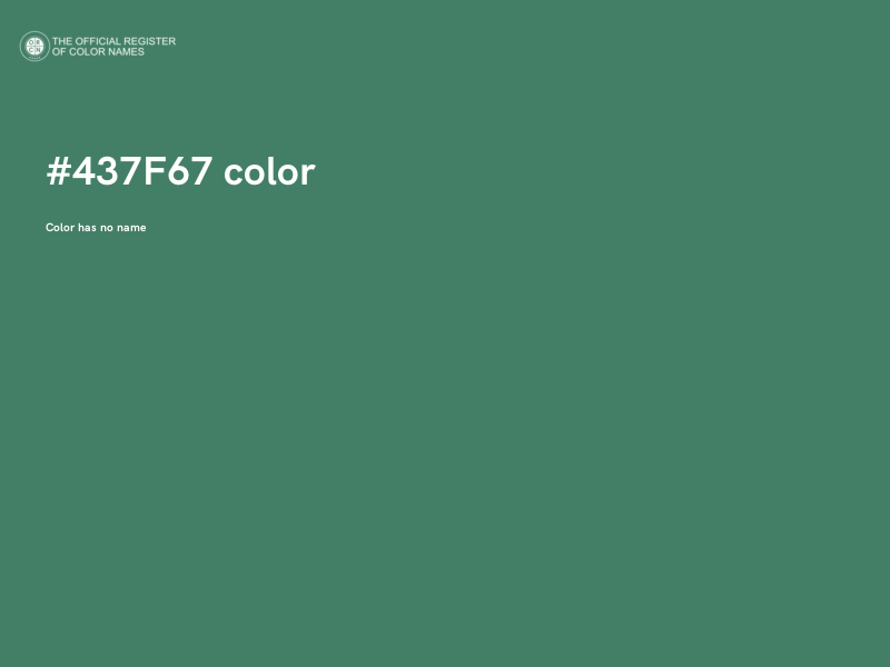 #437F67 color image