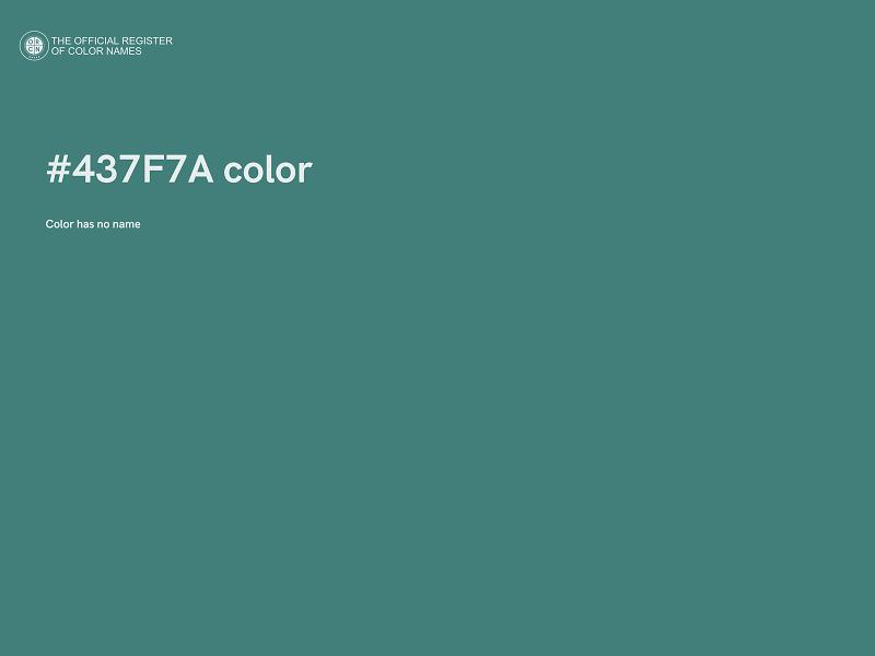 #437F7A color image