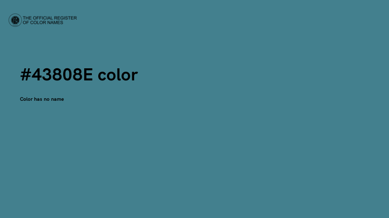 #43808E color image