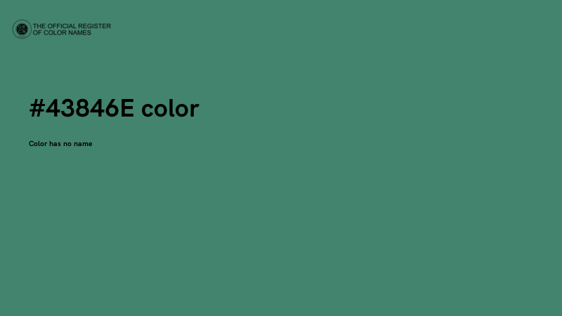 #43846E color image