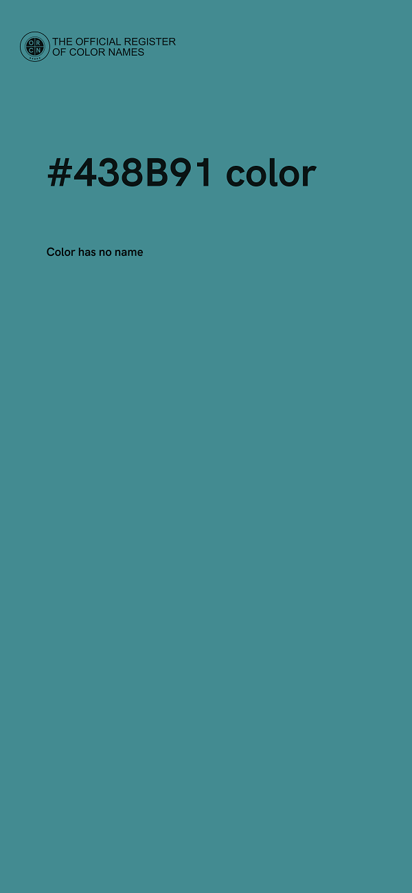 #438B91 color image