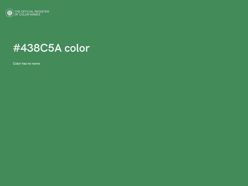 #438C5A color image