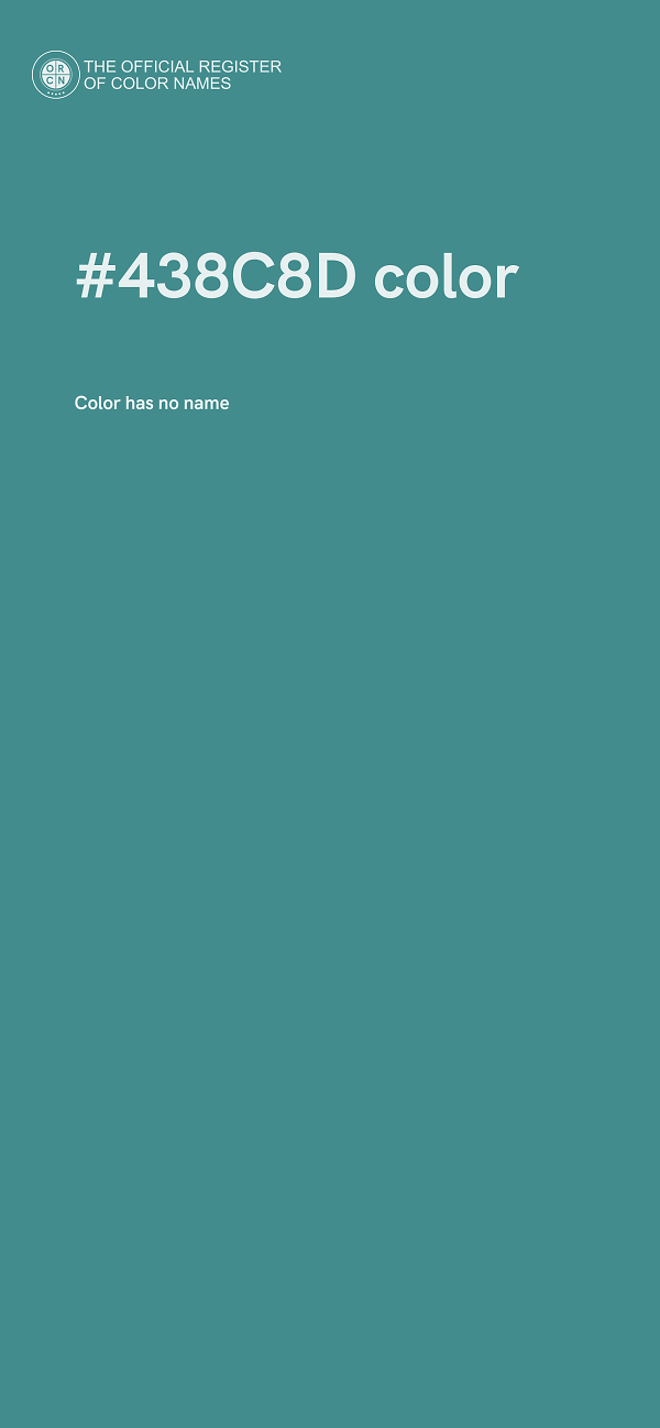#438C8D color image