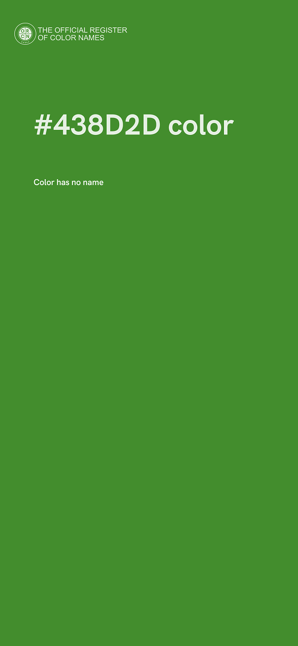 #438D2D color image
