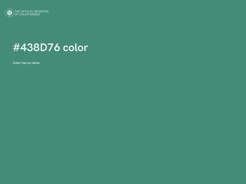 #438D76 color image