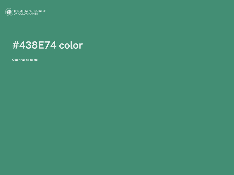 #438E74 color image