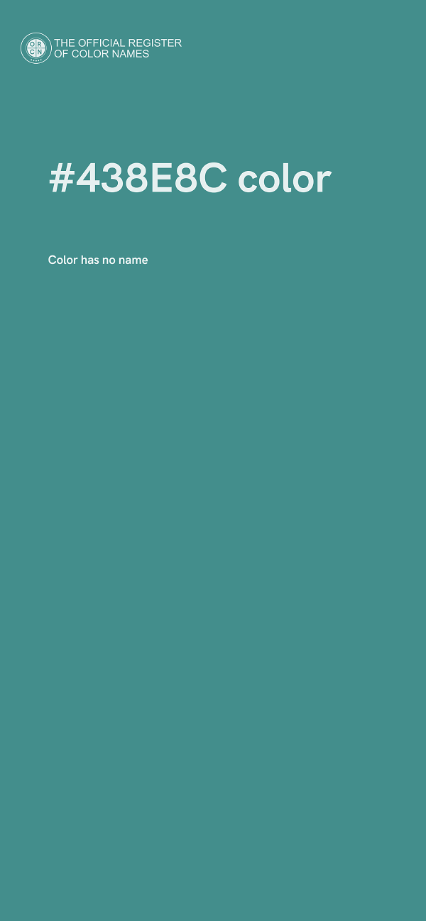 #438E8C color image