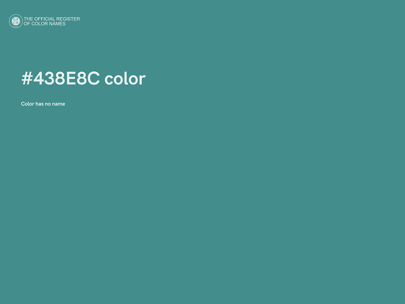 #438E8C color image