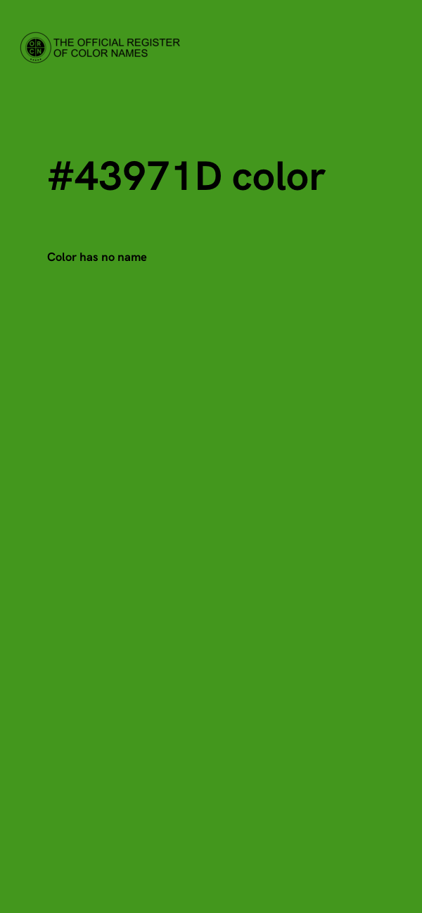 #43971D color image