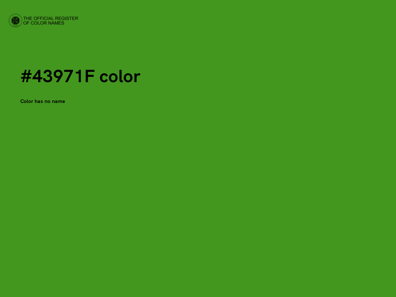 #43971F color image