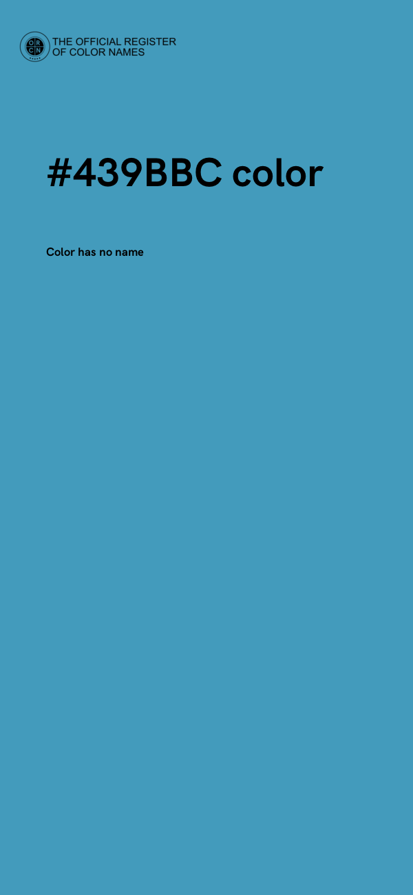 #439BBC color image