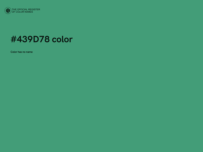 #439D78 color image