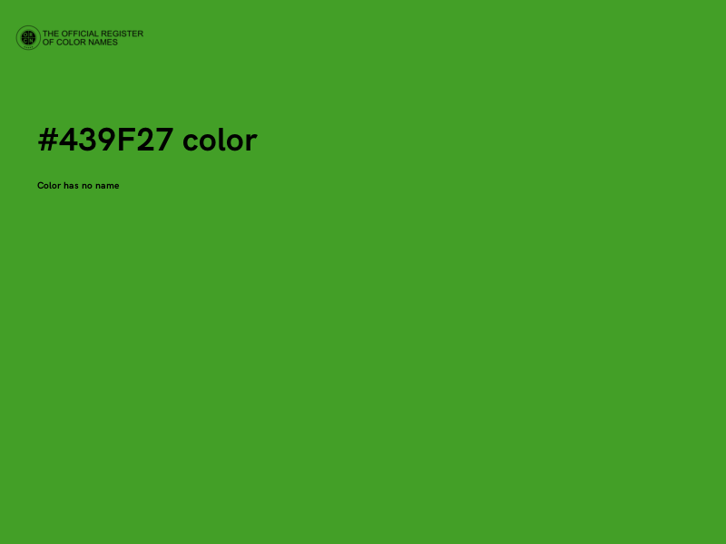 #439F27 color image