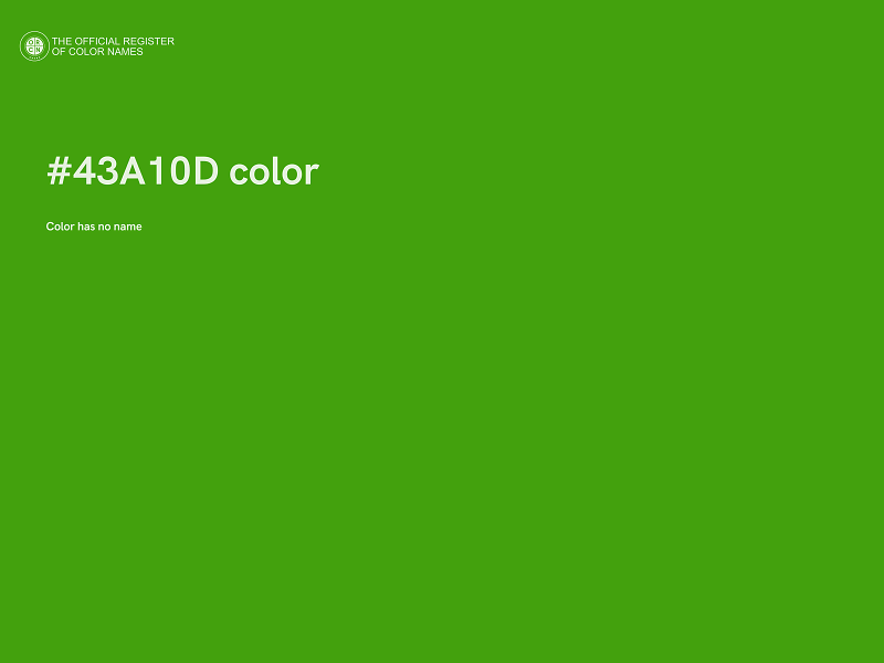 #43A10D color image