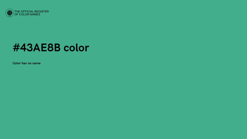 #43AE8B color image