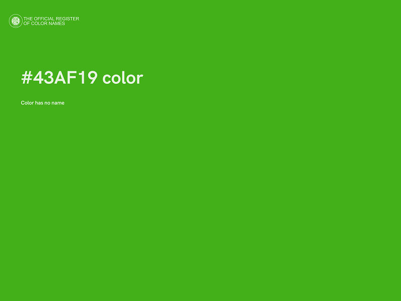 #43AF19 color image