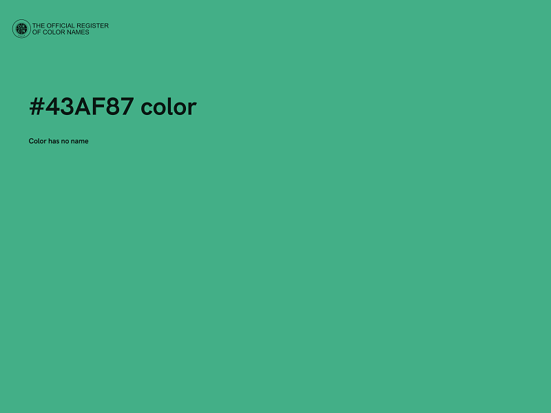 #43AF87 color image