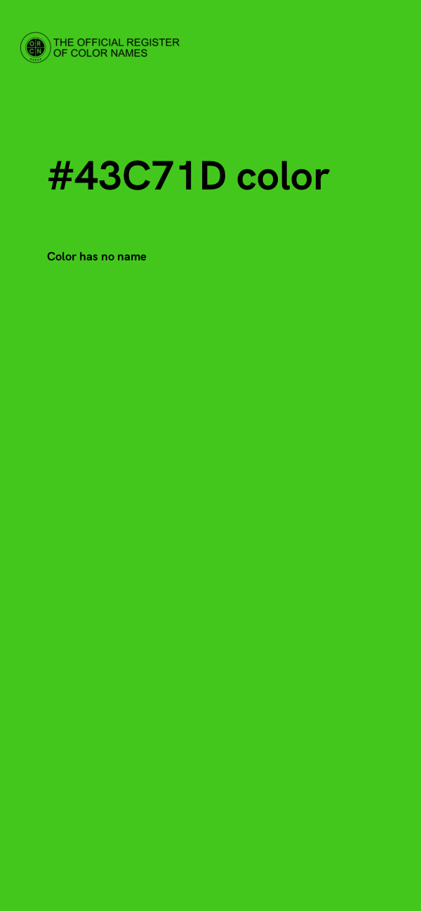 #43C71D color image