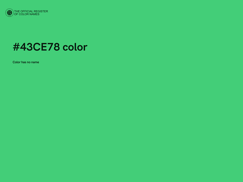 #43CE78 color image