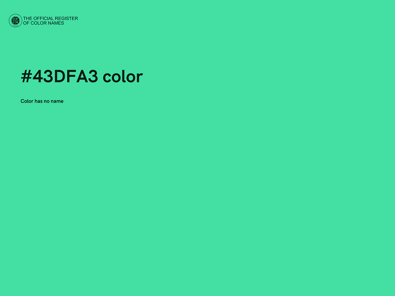 #43DFA3 color image