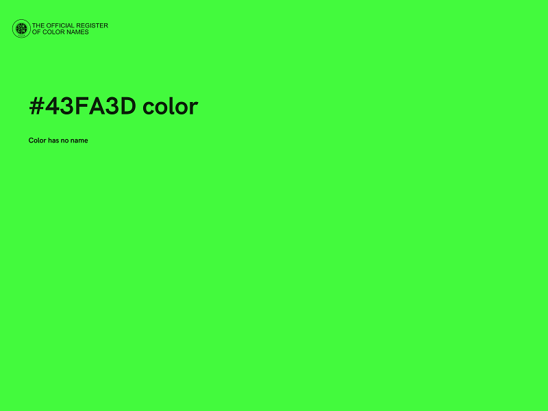 #43FA3D color image