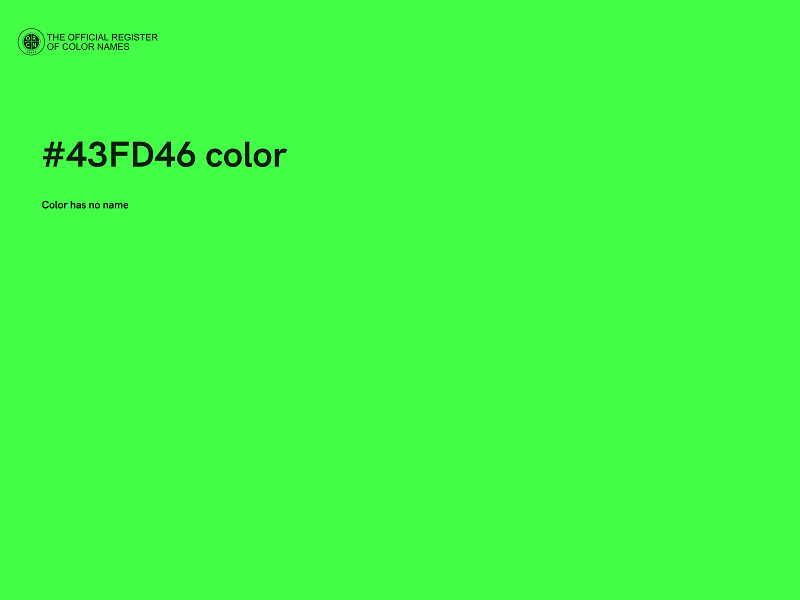 #43FD46 color image