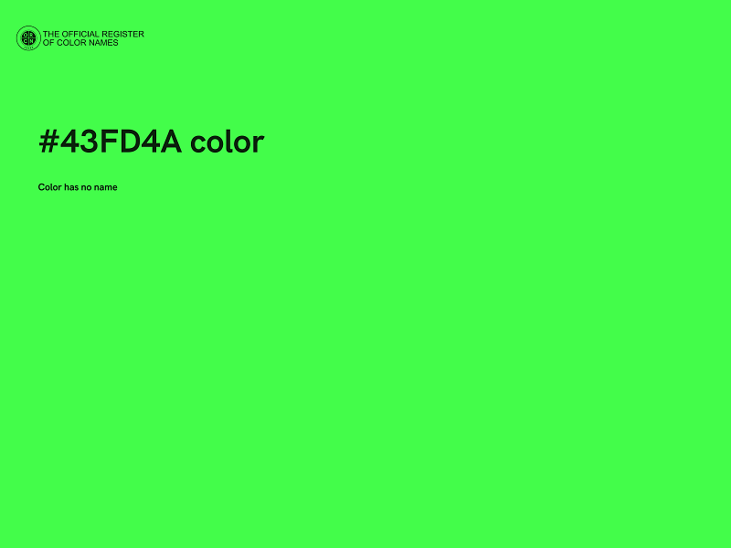 #43FD4A color image