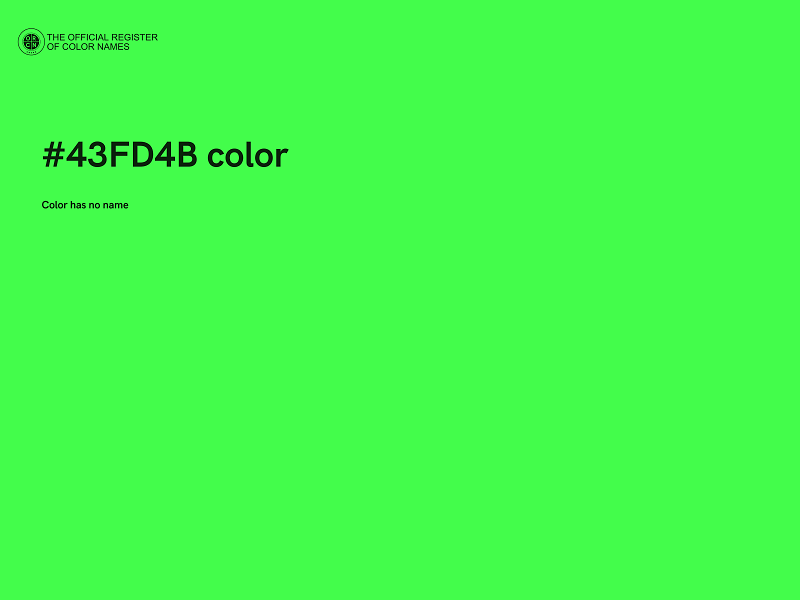 #43FD4B color image