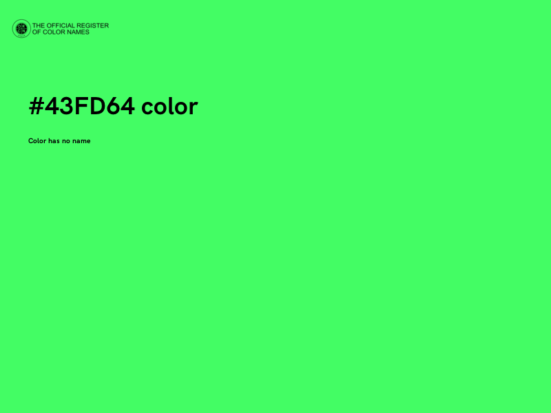 #43FD64 color image