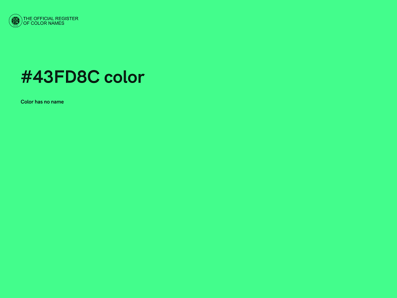 #43FD8C color image