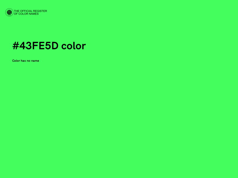 #43FE5D color image
