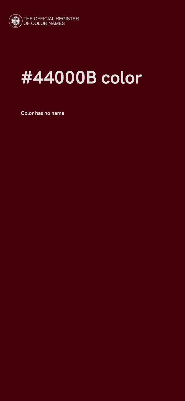 #44000B color image