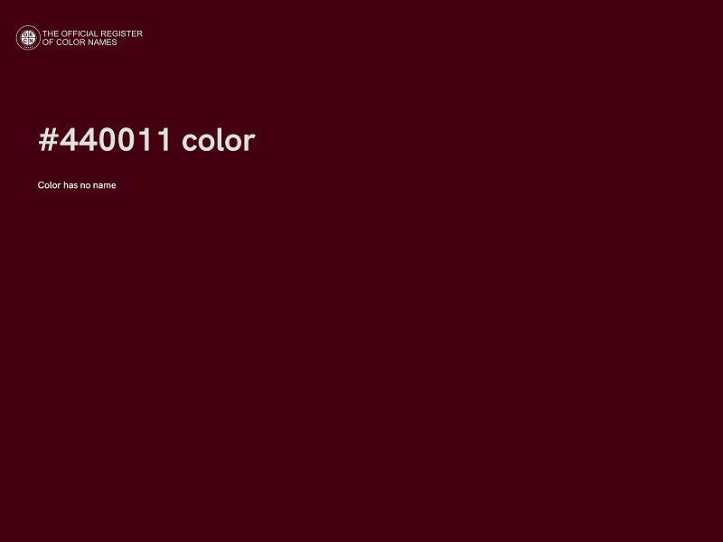 #440011 color image