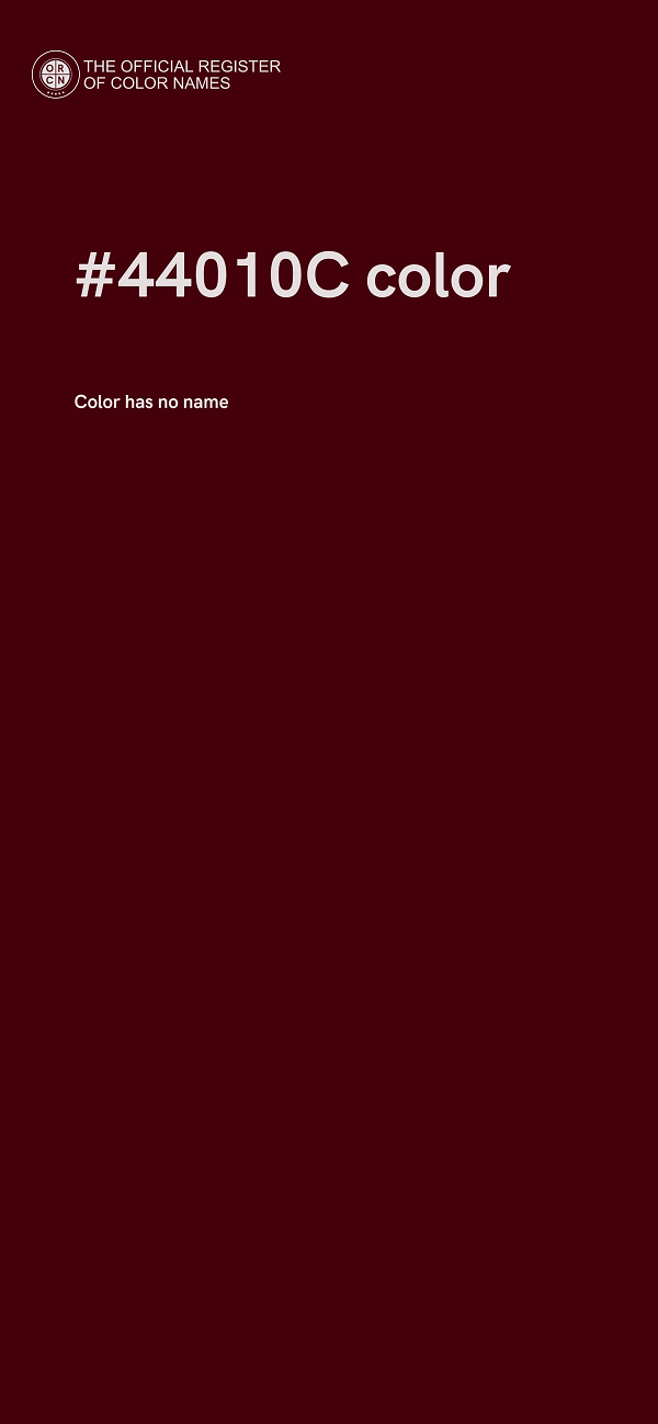 #44010C color image