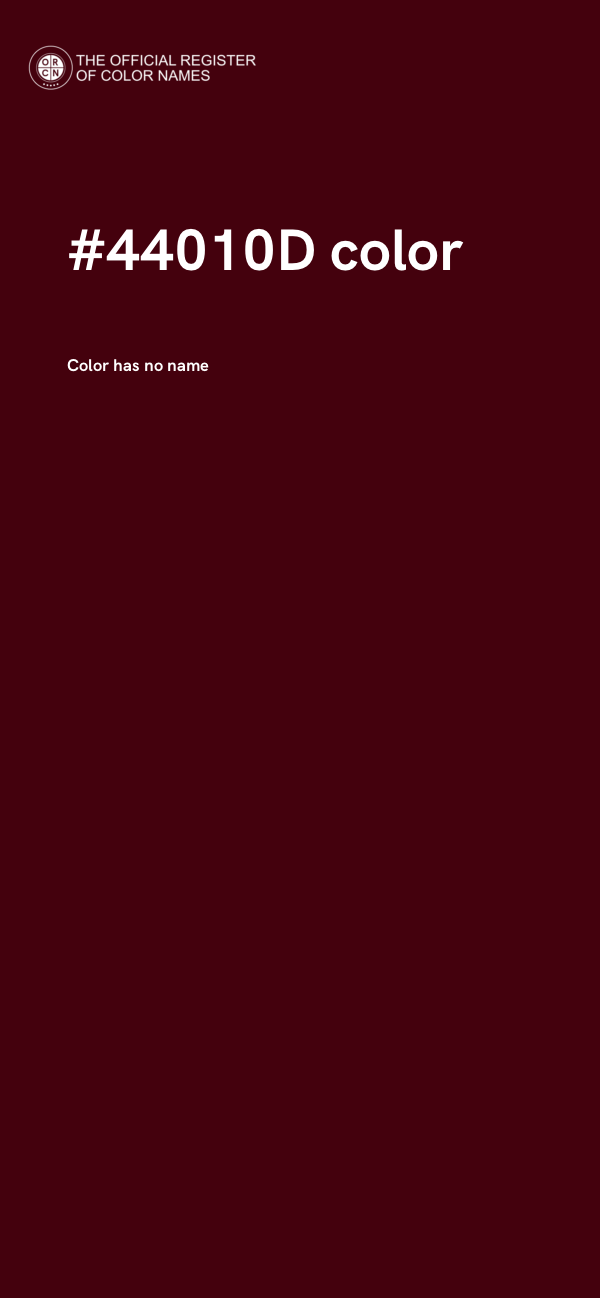 #44010D color image